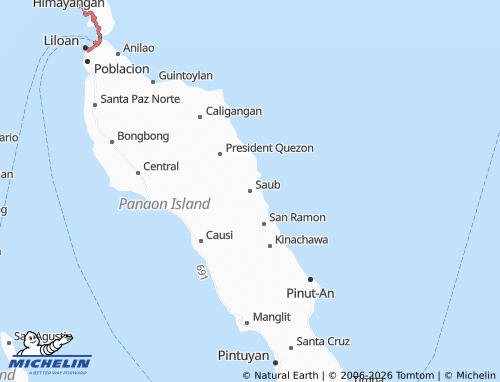 MICHELIN Saub map - ViaMichelin