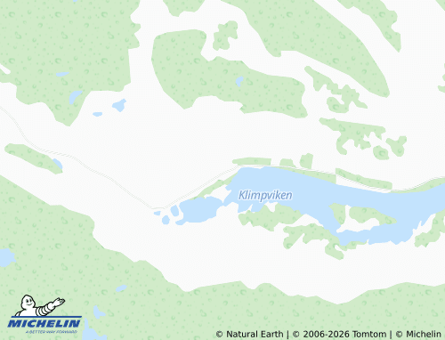 MICHELIN Klimpfjäll map - ViaMichelin