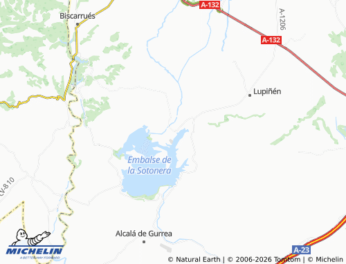 MICHELIN Montmesa map - ViaMichelin