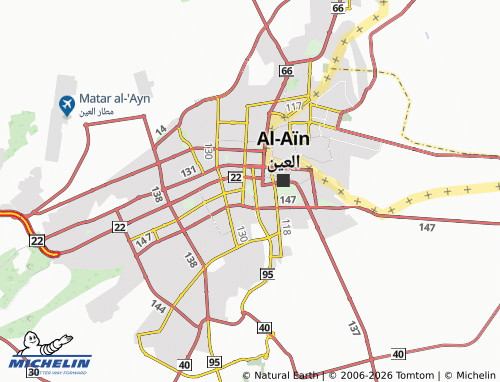 MICHELIN Shareat Al Mutaredh map - ViaMichelin