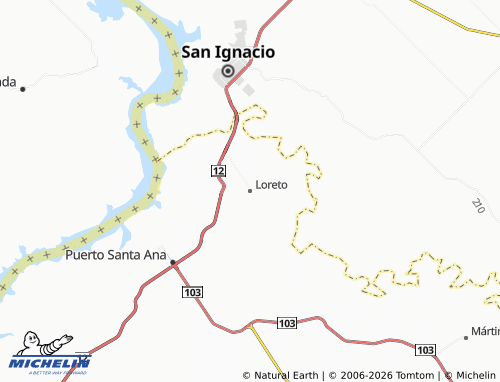 MICHELIN Loreto map - ViaMichelin