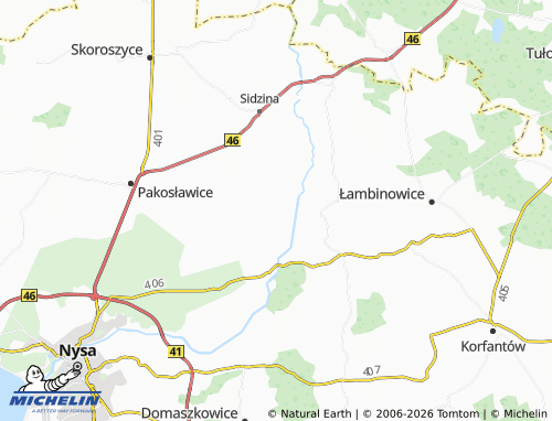 Carte MICHELIN Lasocice - ViaMichelin