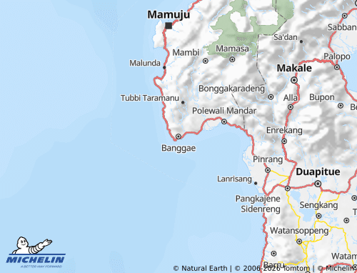 MICHELIN Majene map - ViaMichelin