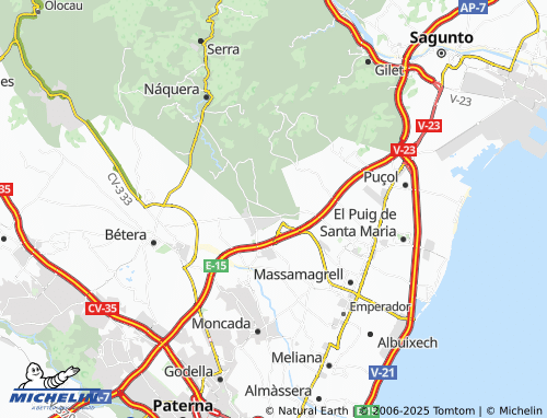 Mappa MICHELIN Elas Plans - ViaMichelin