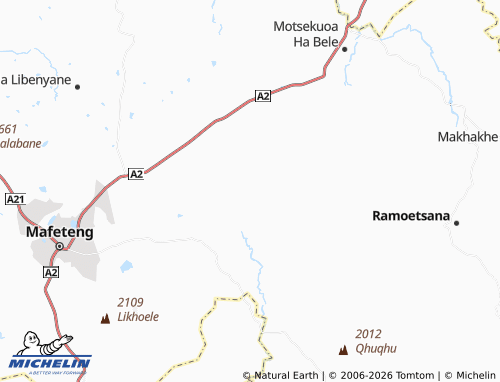 MICHELIN Ha Mohapi map - ViaMichelin