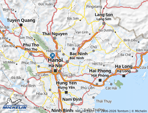 Mapa MICHELIN Bac Giang - ViaMichelin