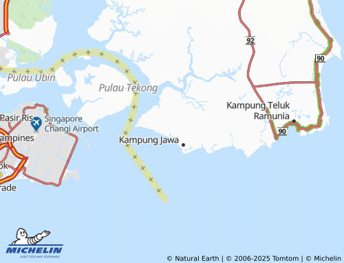 MICHELIN Kampung Batu Mas map - ViaMichelin