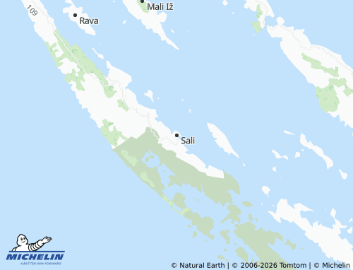 Mapa MICHELIN Sali - ViaMichelin