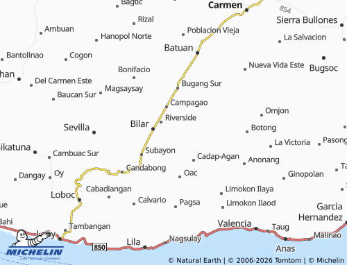 Mappa MICHELIN Rizal - ViaMichelin