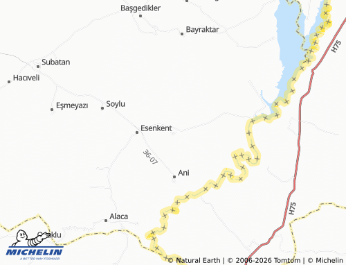 Carte MICHELIN Arazoğlu - ViaMichelin
