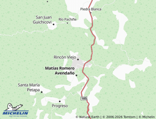 Carte MICHELIN Rincón Viejo - ViaMichelin
