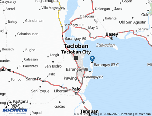 Mapa MICHELIN Tacloban - ViaMichelin