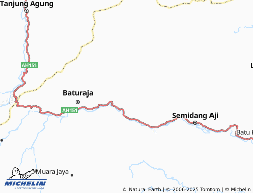 MICHELIN Suka Merindu map - ViaMichelin