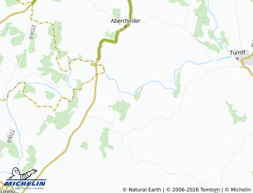 Carte MICHELIN Inverkeithny - ViaMichelin