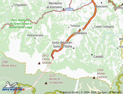 Mapa MICHELIN Cerchiara - ViaMichelin
