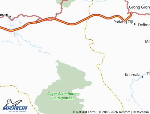 MICHELIN Panca map - ViaMichelin