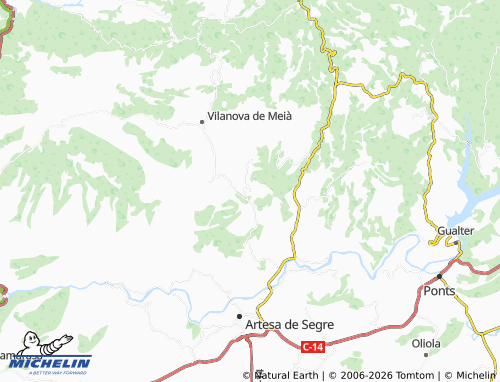 Carte MICHELIN Boada - ViaMichelin
