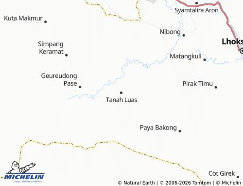 MICHELIN Tanah Luas map - ViaMichelin