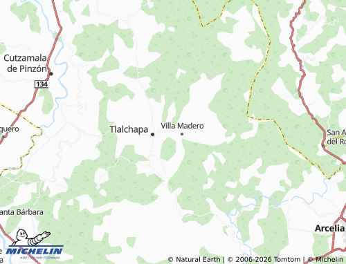 MICHELIN Villa Valle map - ViaMichelin