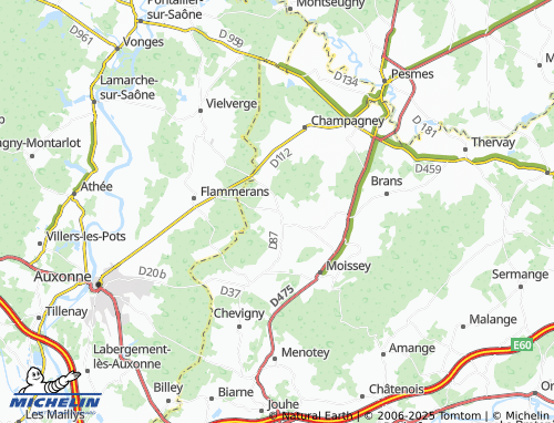 Kaart MICHELIN Pointre - ViaMichelin