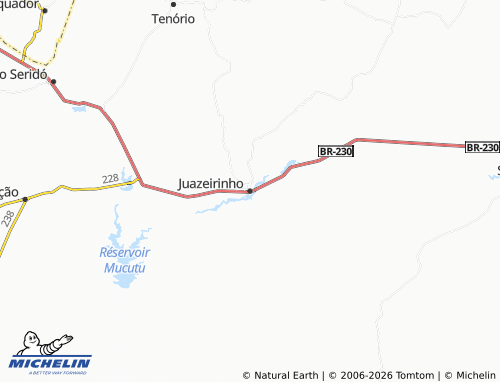 Mappa MICHELIN Juazeirinho - ViaMichelin