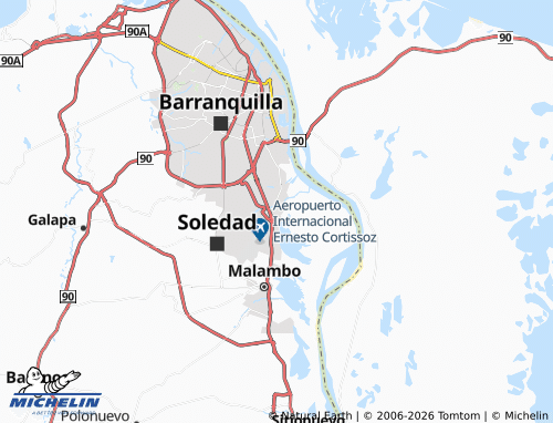 Mapa MICHELIN La Esperanza - ViaMichelin