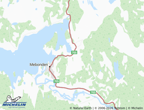MICHELIN Innbygda map - ViaMichelin