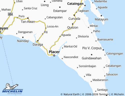 MICHELIN Manlut-Od map - ViaMichelin