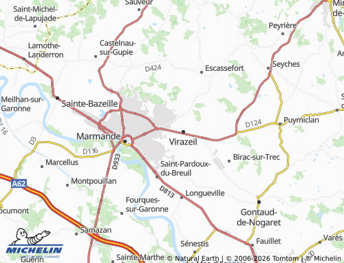 Carte MICHELIN Bernus - ViaMichelin