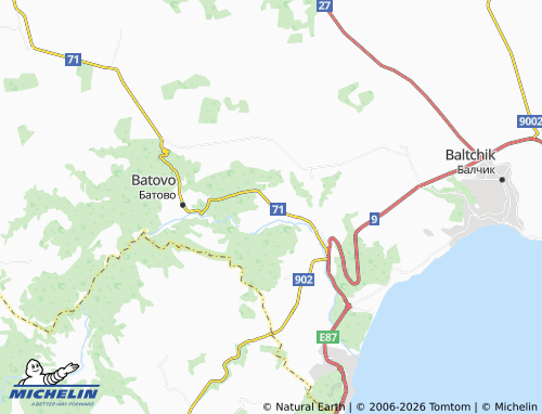 Mappa MICHELIN Tsarkva - ViaMichelin