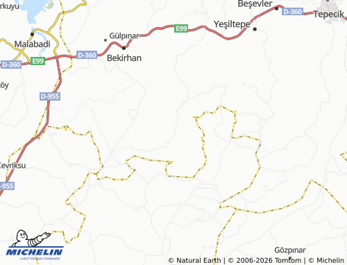 Mappa MICHELIN Koçaklı - ViaMichelin