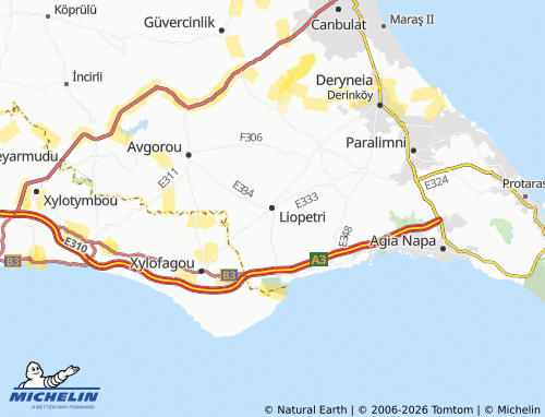 Mappa MICHELIN Liopetri - ViaMichelin