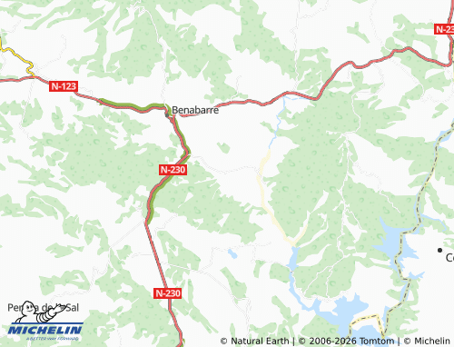 MICHELIN Caladrones map - ViaMichelin