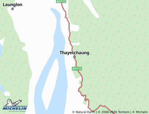 MICHELIN Thayetchaung map - ViaMichelin