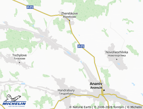 Mapa MICHELIN Selyvanivka - ViaMichelin