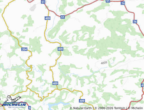 MICHELIN Dolna Kabda map - ViaMichelin
