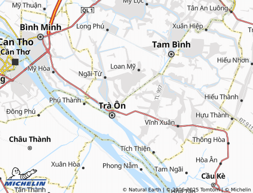 MICHELIN Bình Ninh map - ViaMichelin