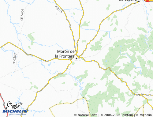 MICHELIN-Landkarte Morón de la Frontera - ViaMichelin