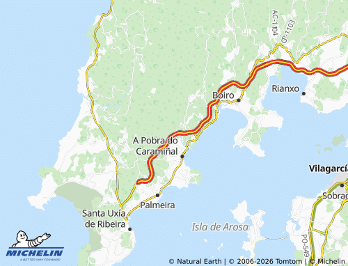 Mapa MICHELIN Lesón (Santa Cruz) - ViaMichelin