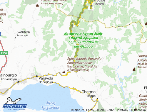 MICHELIN Spartias map - ViaMichelin
