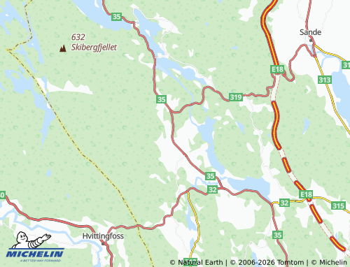 MICHELIN-Landkarte Lillehof - ViaMichelin