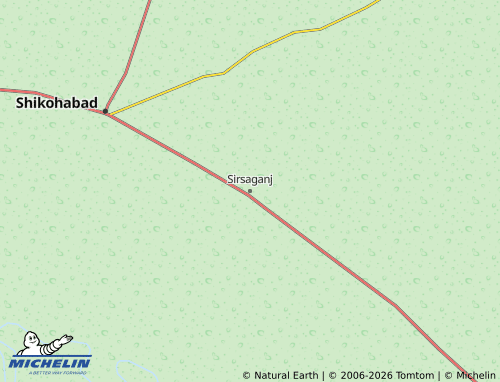 Carte MICHELIN Sirsaganj - ViaMichelin