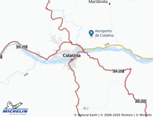 Mapa MICHELIN Colatina Velha - ViaMichelin