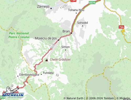Carte MICHELIN Șimon - ViaMichelin