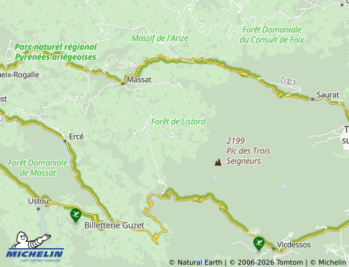Kaart MICHELIN Le Carol - ViaMichelin