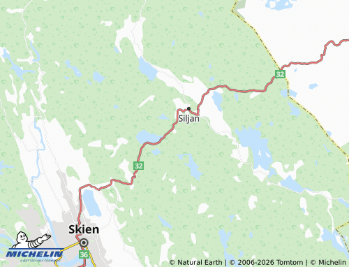 MICHELIN Skauen map - ViaMichelin