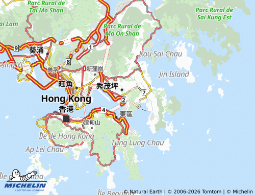 MICHELIN Lam Tin map - ViaMichelin