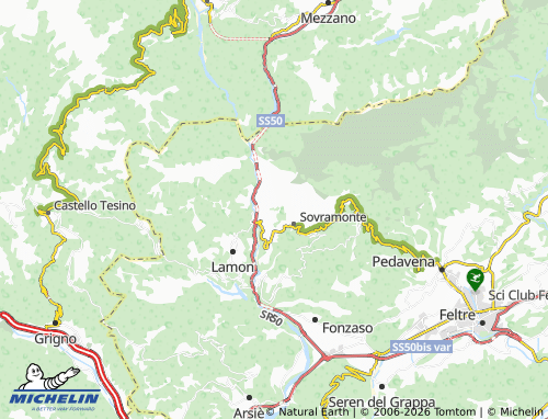 Mappa MICHELIN Zorzoi - ViaMichelin