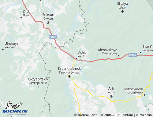Mappa MICHELIN Achit - ViaMichelin
