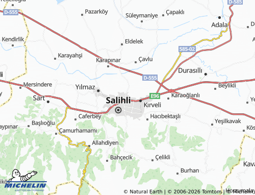 MICHELIN Gaziler map - ViaMichelin